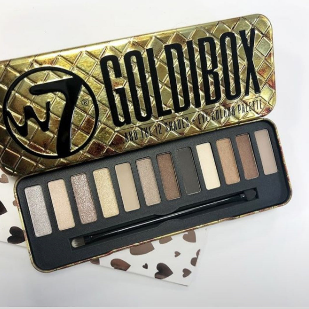 W7 GOLDIBOX PALETA DE SOMBRAS