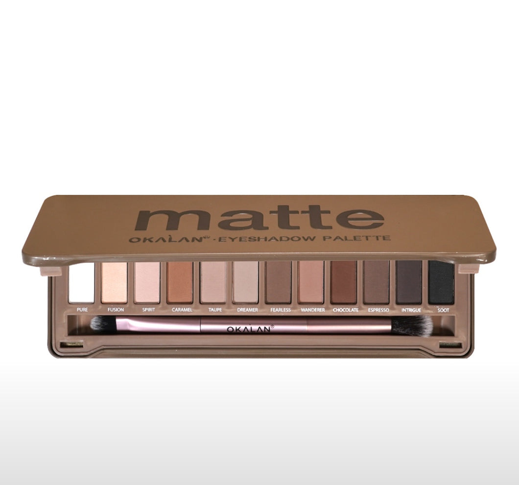 OKALAN - PALETA MATTE 12 SOMBRAS