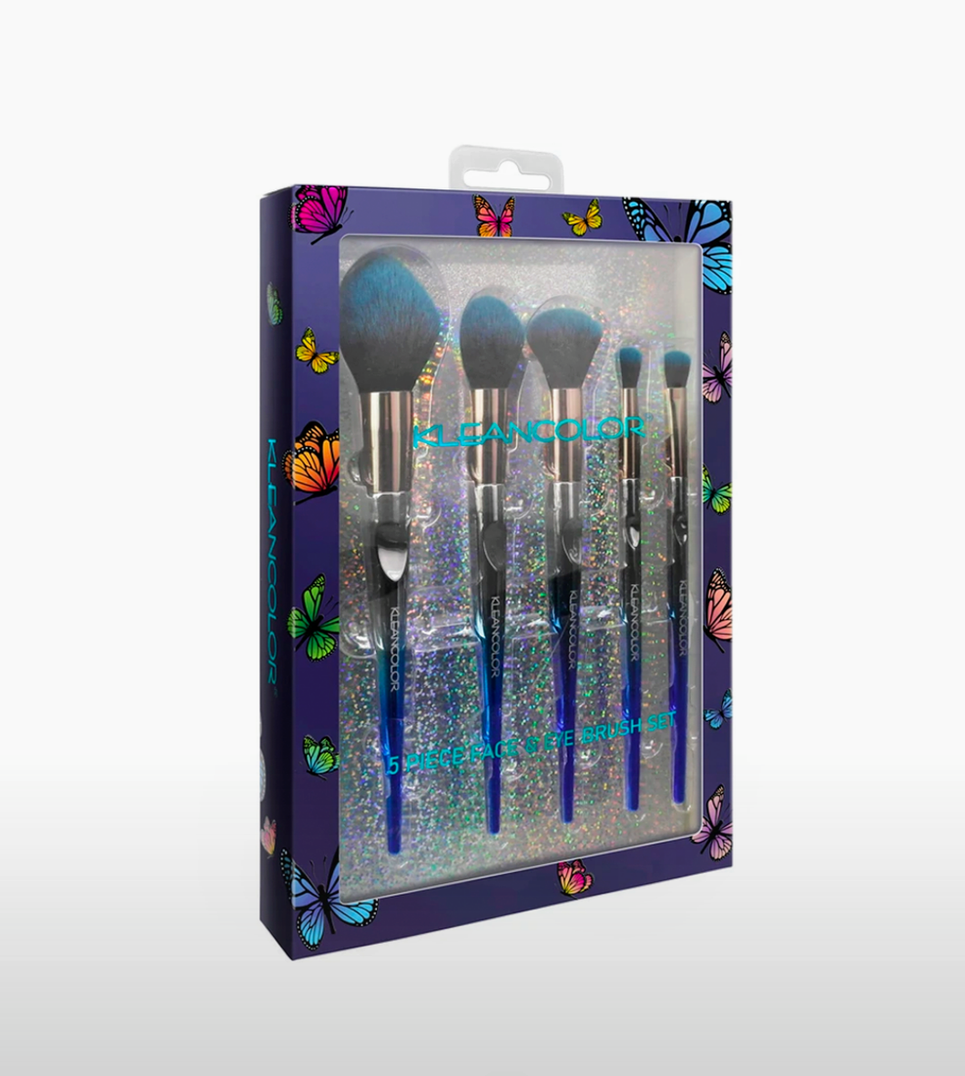 KLEANCOLOR SET 5 BROCHAS OJOS Y CARA